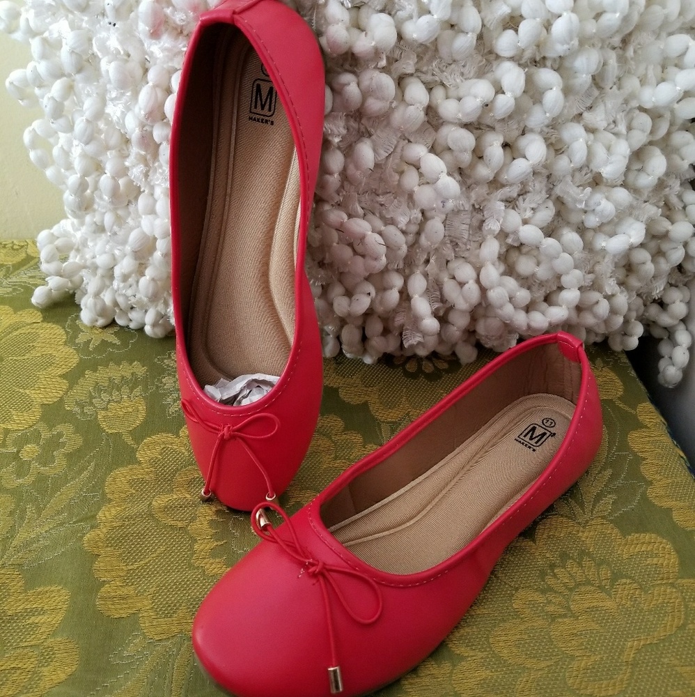 Red Ballet Flat